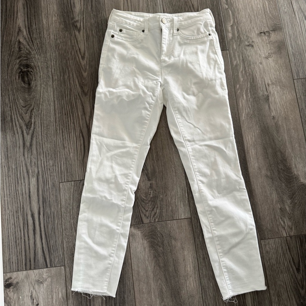 Aéropostale High Waisted Cropped Jegging 00R White 25x25